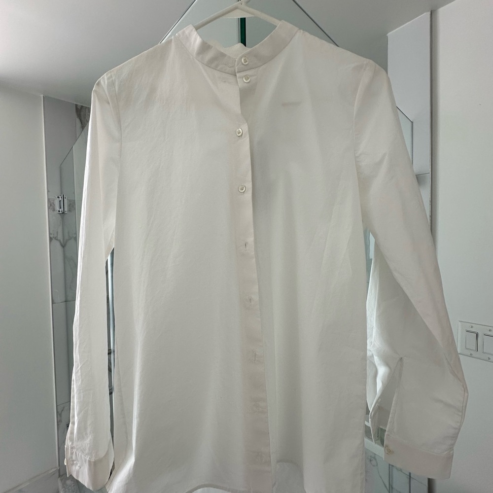 COS White Button Down Shirt